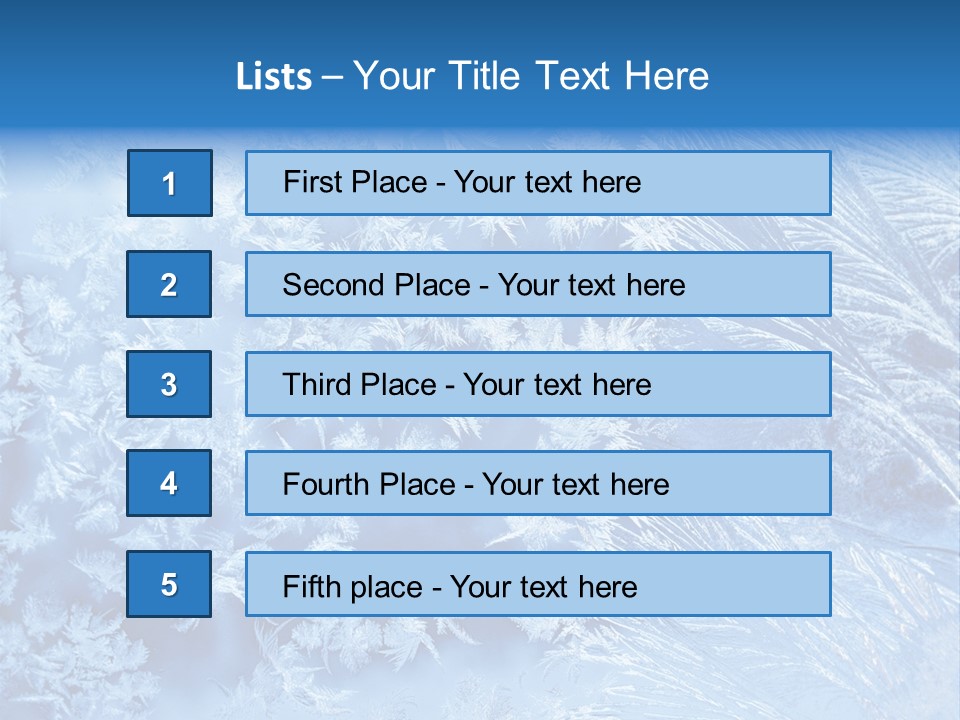 Christkind Eiskristalle Winter PowerPoint Template