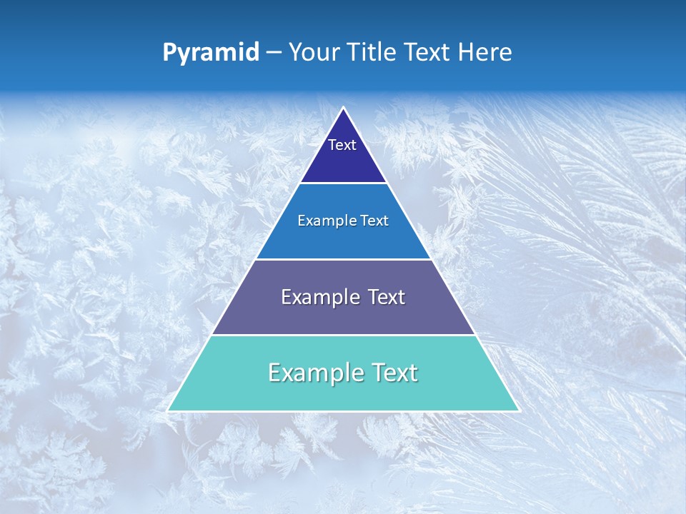 Christkind Eiskristalle Winter PowerPoint Template