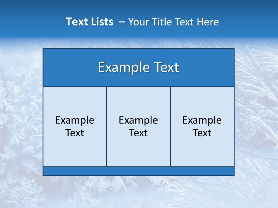 Christkind Eiskristalle Winter PowerPoint Template