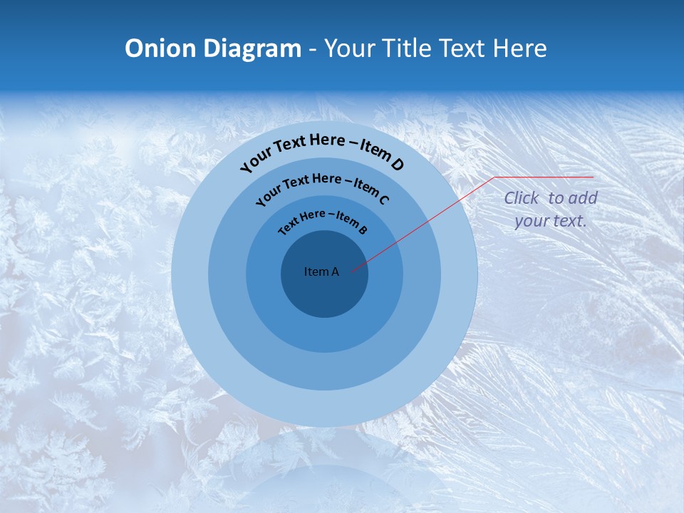 Christkind Eiskristalle Winter PowerPoint Template