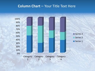 Christkind Eiskristalle Winter PowerPoint Template