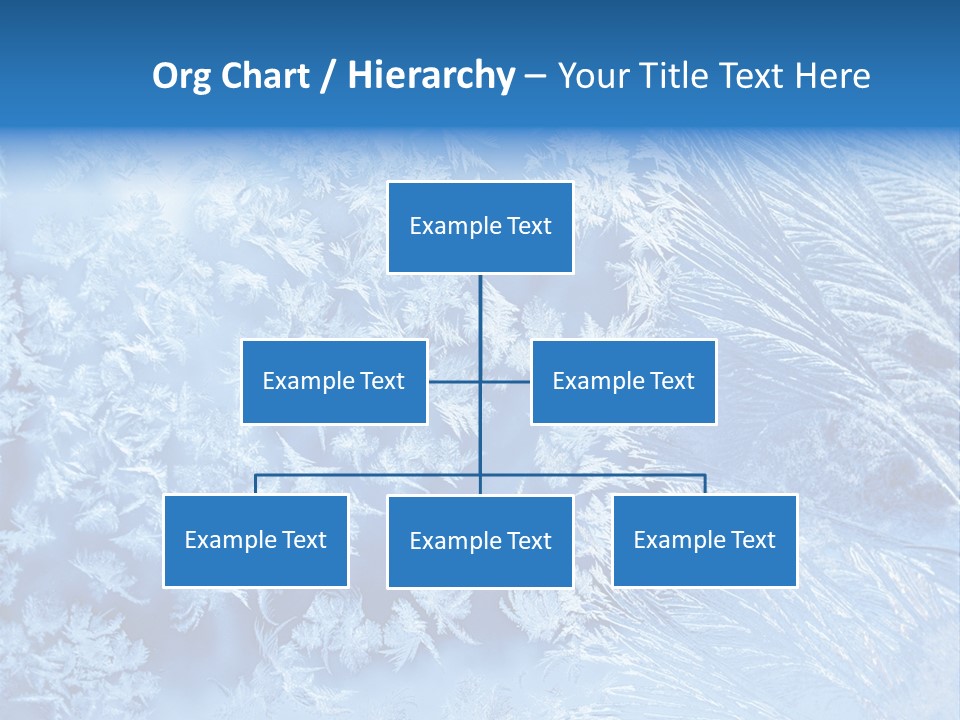 Christkind Eiskristalle Winter PowerPoint Template