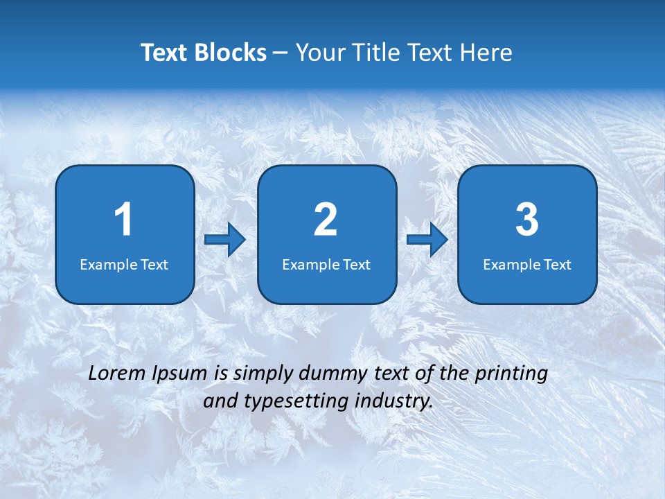 Christkind Eiskristalle Winter PowerPoint Template
