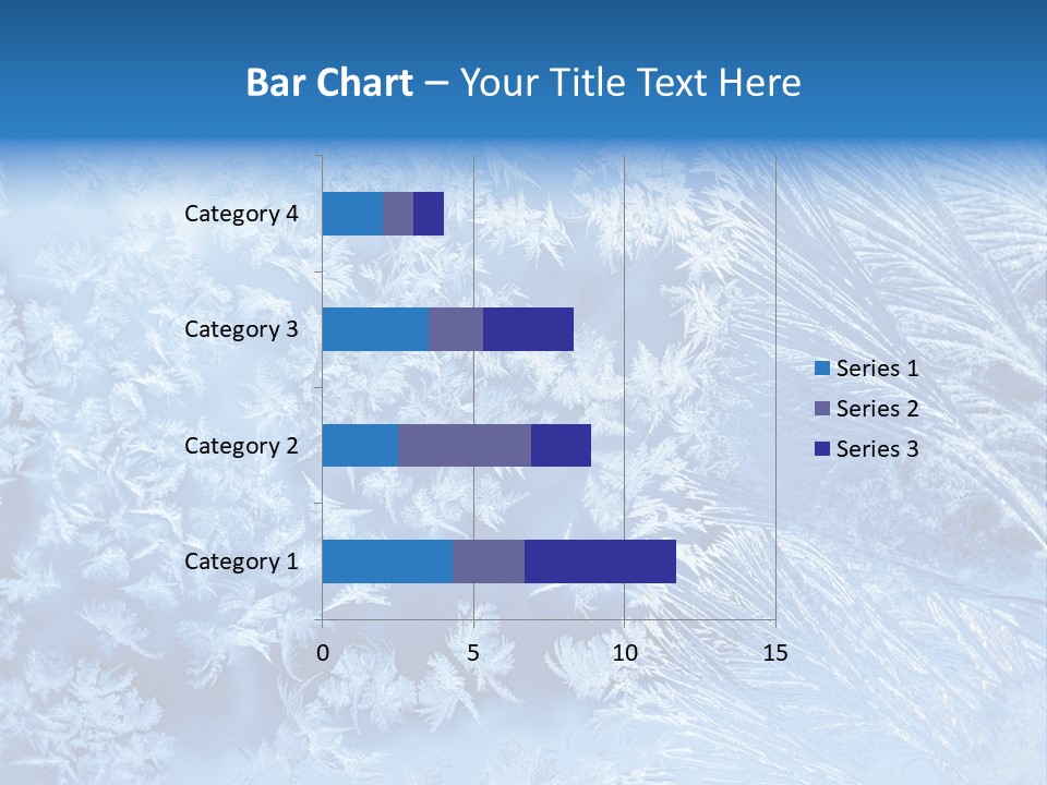 Christkind Eiskristalle Winter PowerPoint Template
