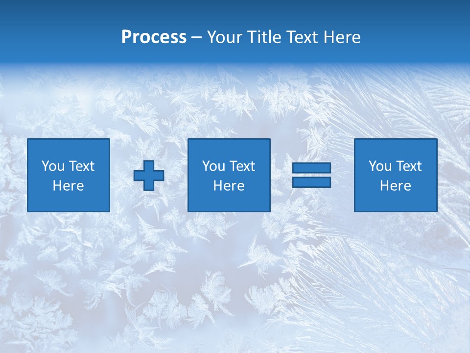 Christkind Eiskristalle Winter PowerPoint Template
