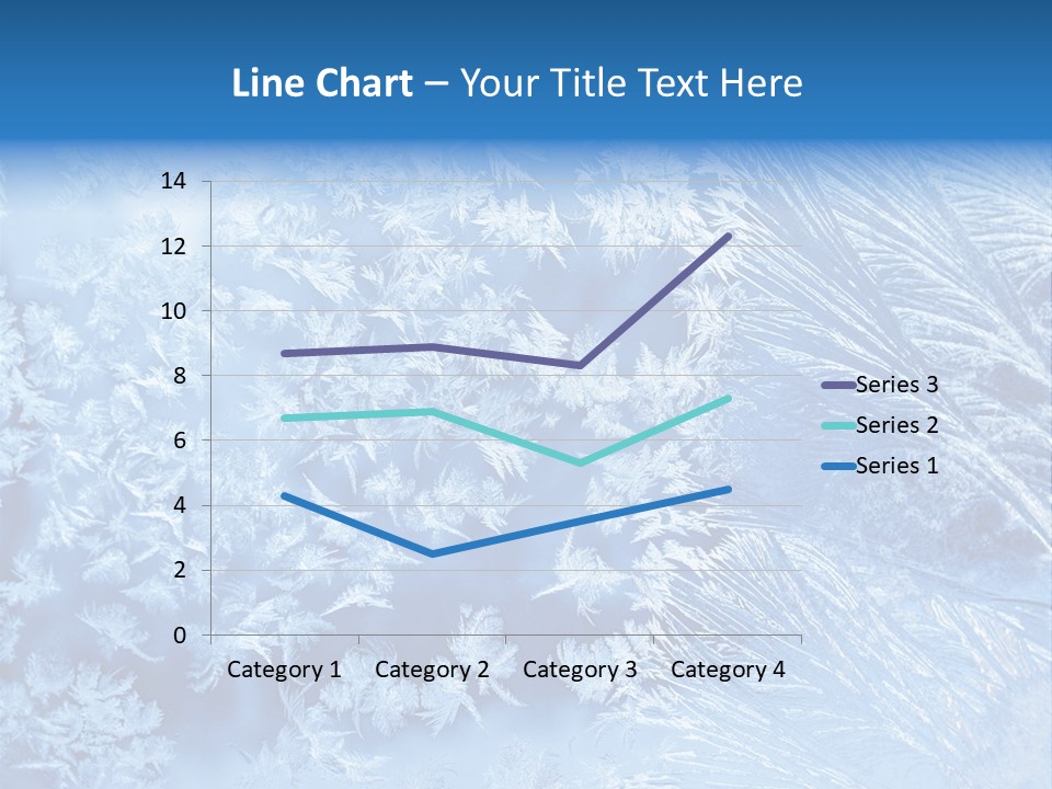 Christkind Eiskristalle Winter PowerPoint Template