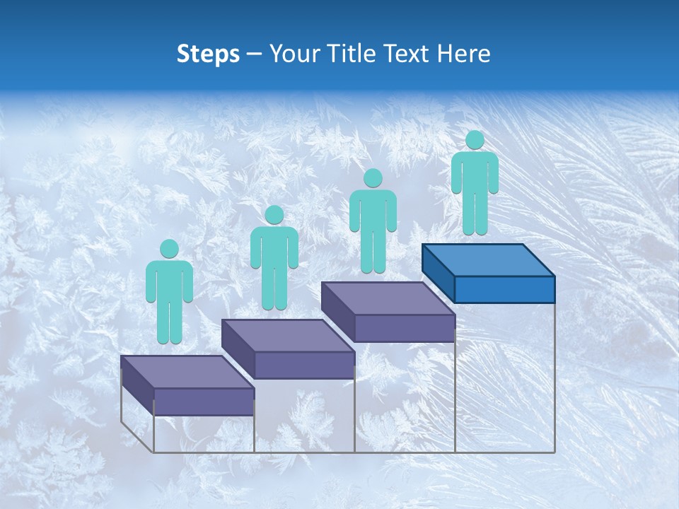 Christkind Eiskristalle Winter PowerPoint Template