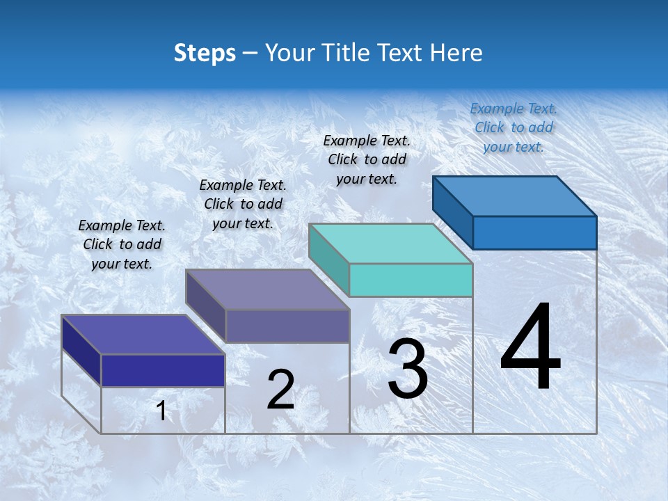 Christkind Eiskristalle Winter PowerPoint Template