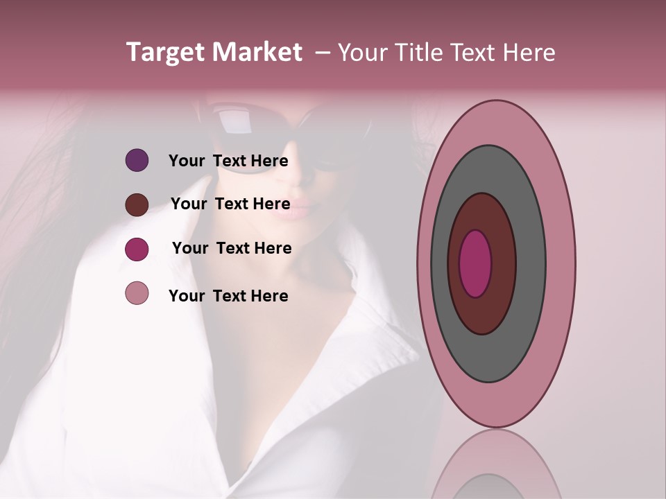 Caucasian Hairstyle Lifestyle PowerPoint Template
