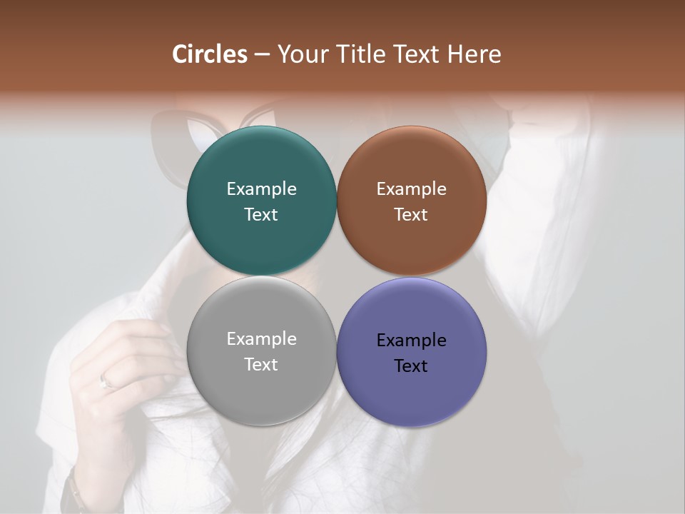 Protect Isolated Sun PowerPoint Template