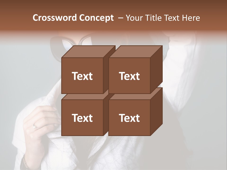 Protect Isolated Sun PowerPoint Template