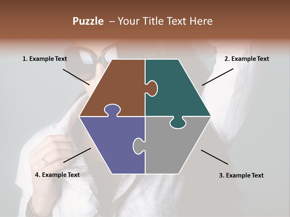 Protect Isolated Sun PowerPoint Template