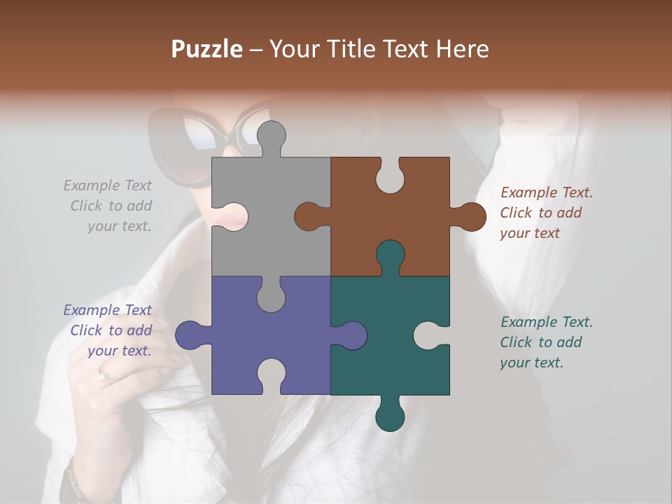 Protect Isolated Sun PowerPoint Template