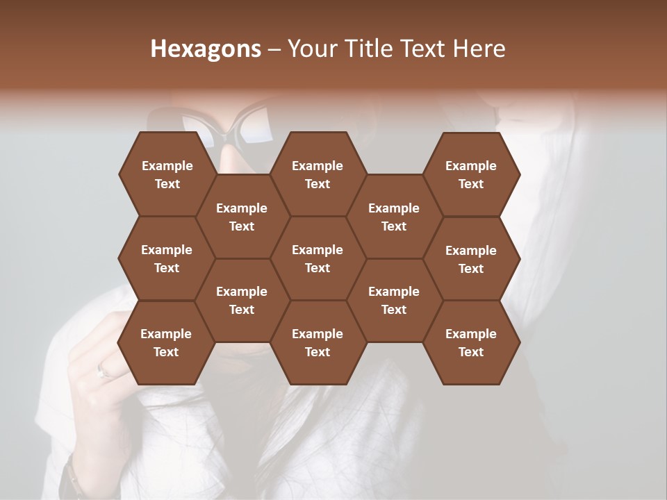 Protect Isolated Sun PowerPoint Template