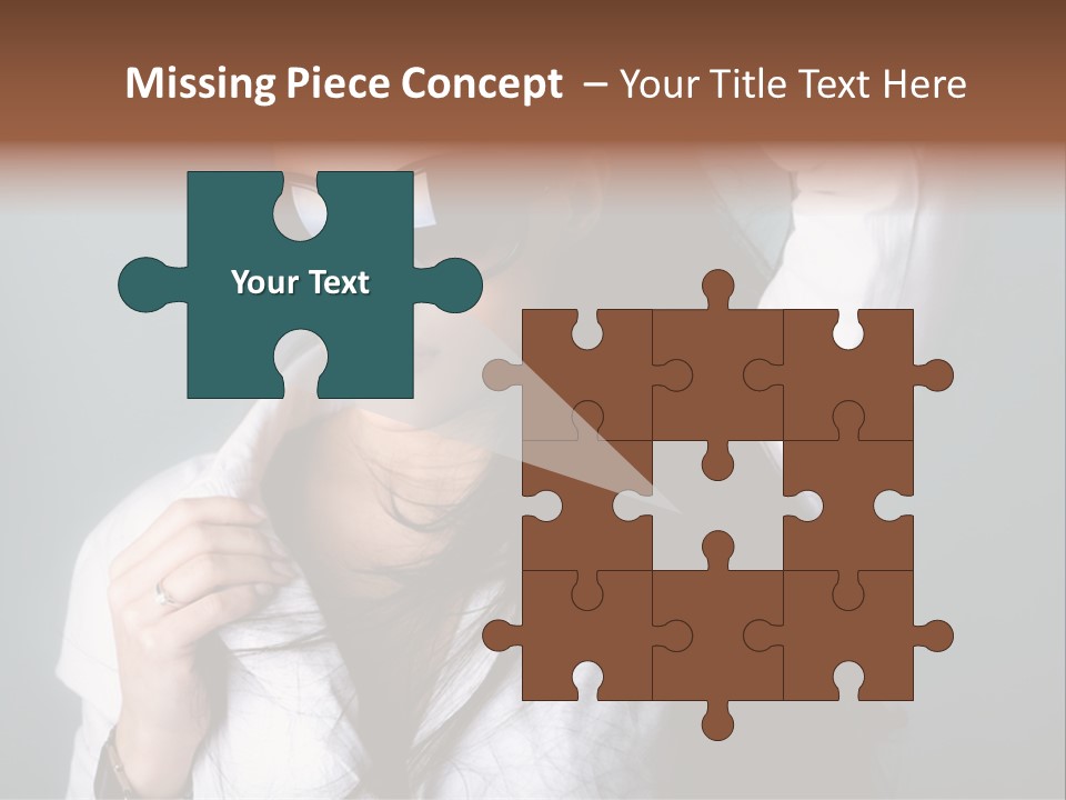 Protect Isolated Sun PowerPoint Template