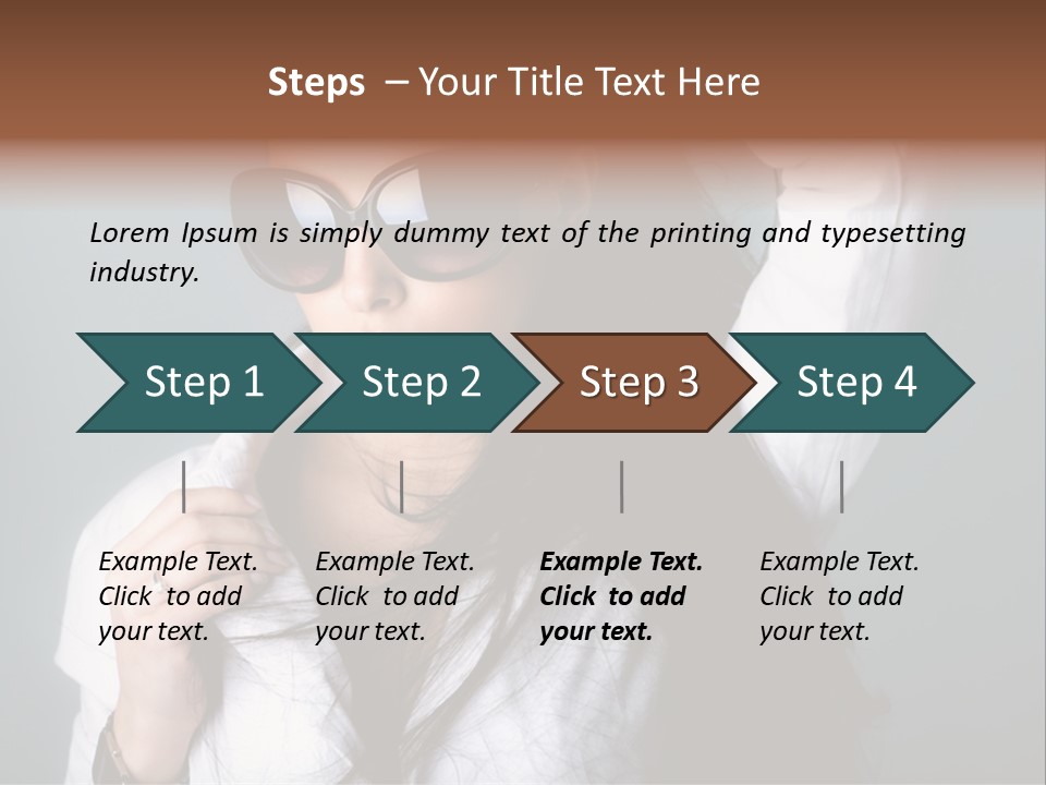 Protect Isolated Sun PowerPoint Template