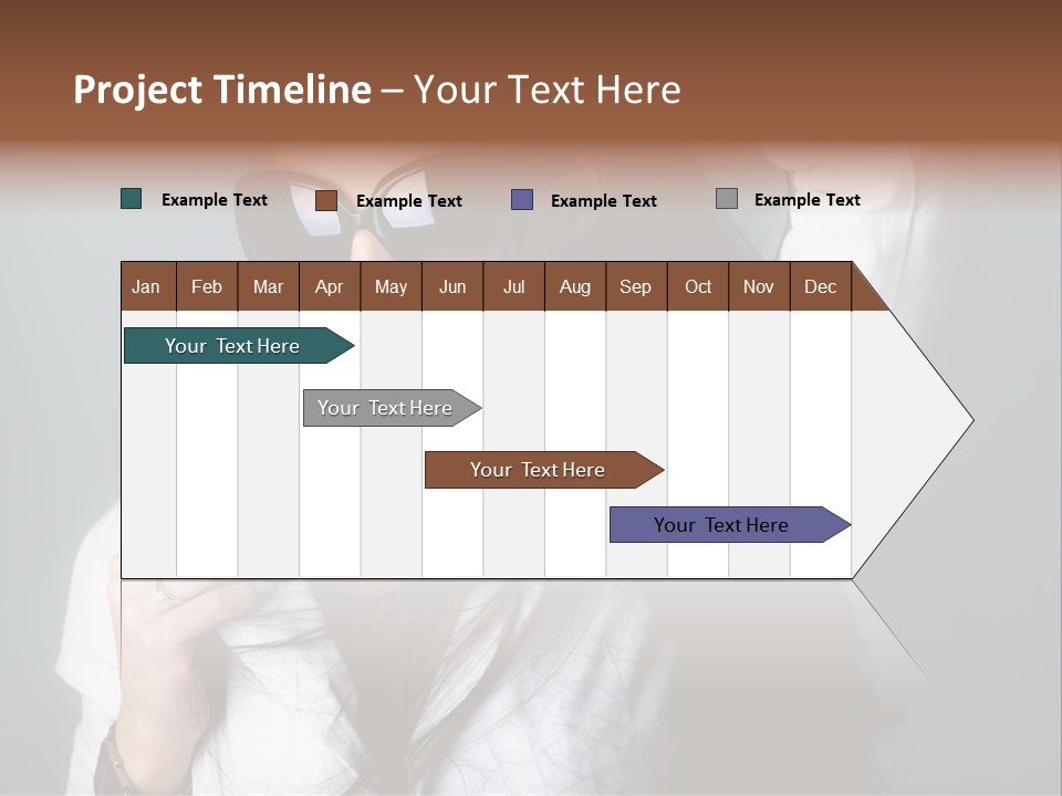 Protect Isolated Sun PowerPoint Template