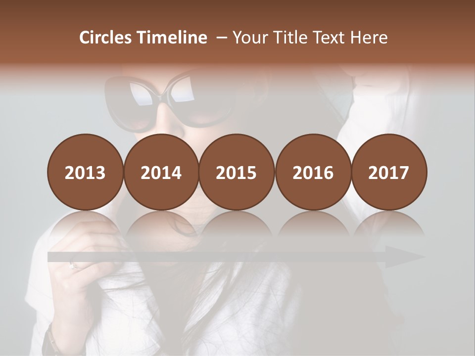 Protect Isolated Sun PowerPoint Template