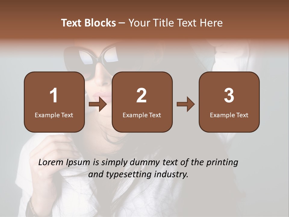 Protect Isolated Sun PowerPoint Template