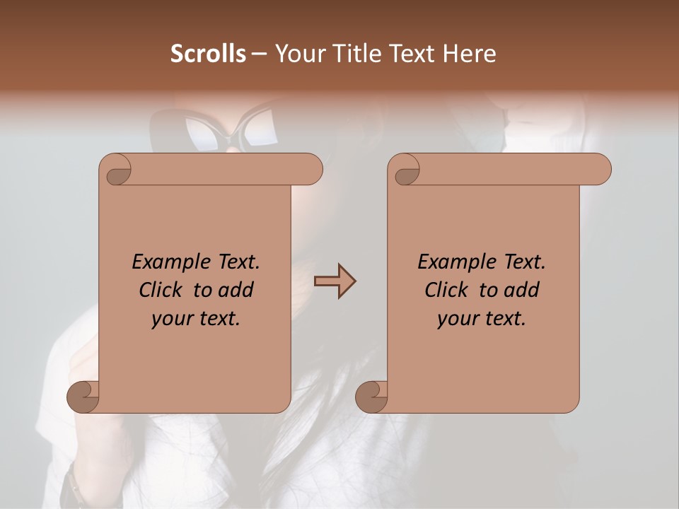 Protect Isolated Sun PowerPoint Template
