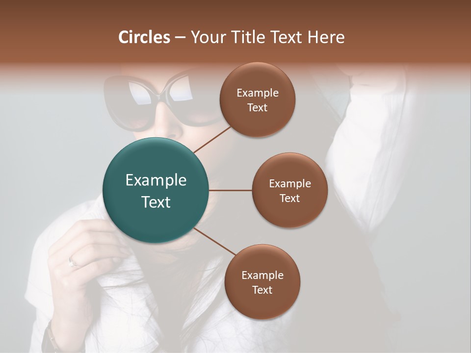 Protect Isolated Sun PowerPoint Template