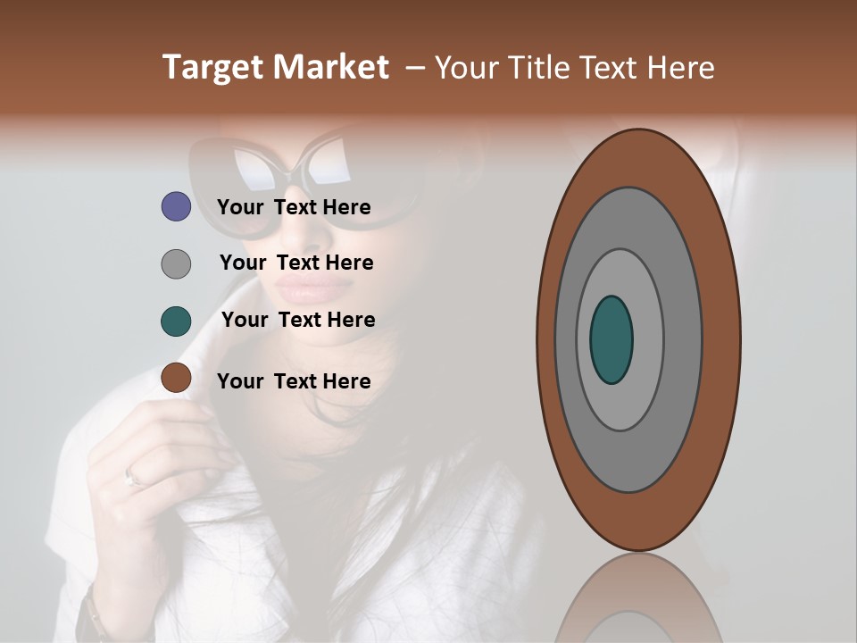 Protect Isolated Sun PowerPoint Template