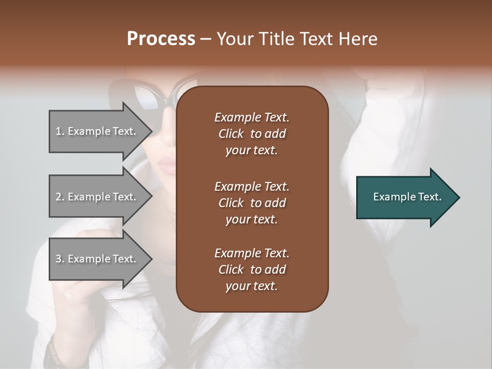 Protect Isolated Sun PowerPoint Template