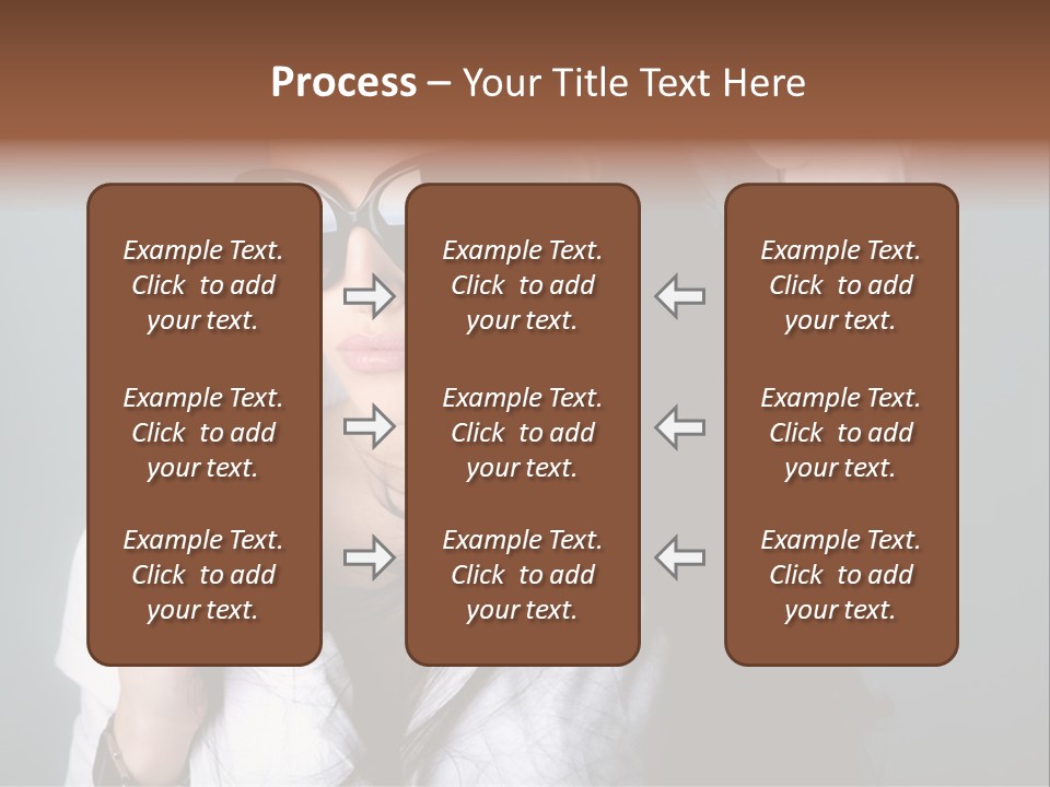 Protect Isolated Sun PowerPoint Template