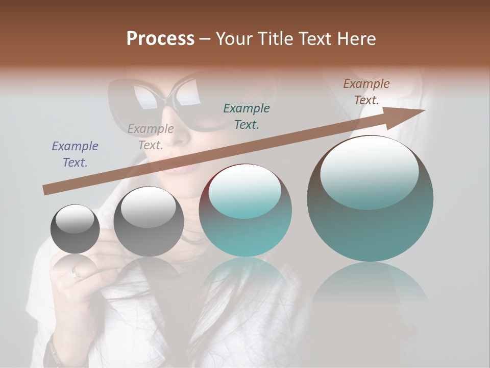 Protect Isolated Sun PowerPoint Template