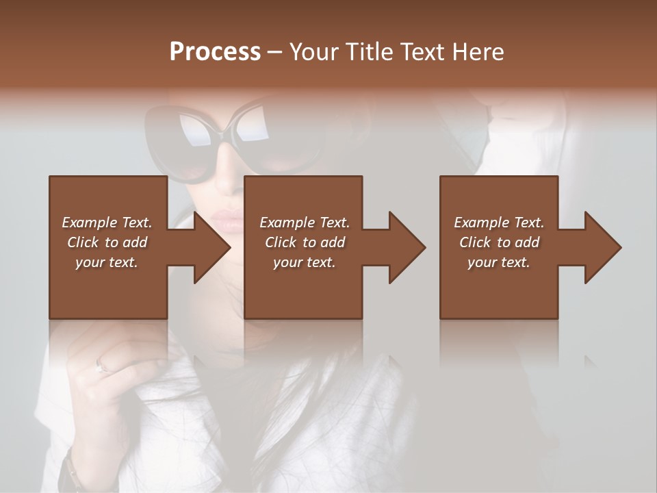 Protect Isolated Sun PowerPoint Template