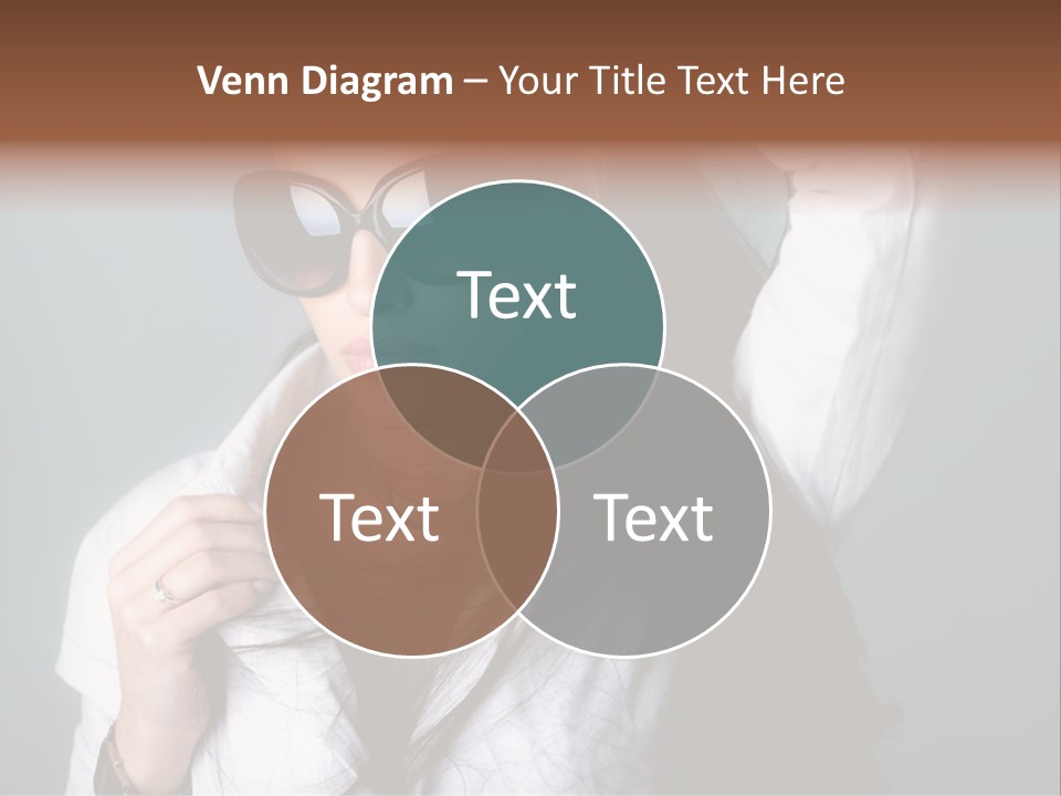 Protect Isolated Sun PowerPoint Template