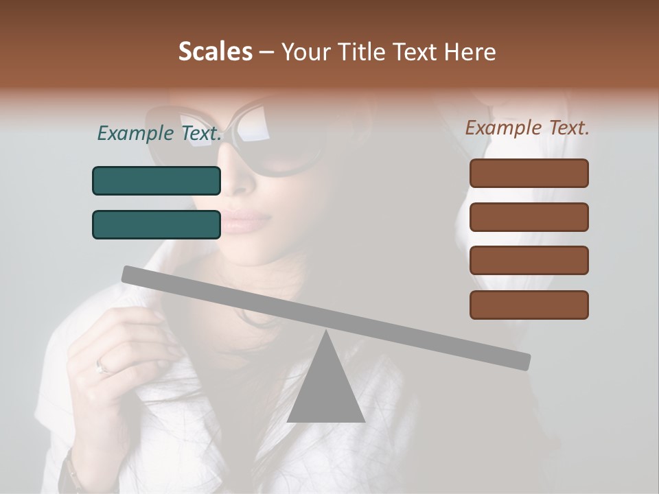 Protect Isolated Sun PowerPoint Template