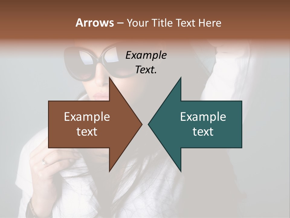 Protect Isolated Sun PowerPoint Template