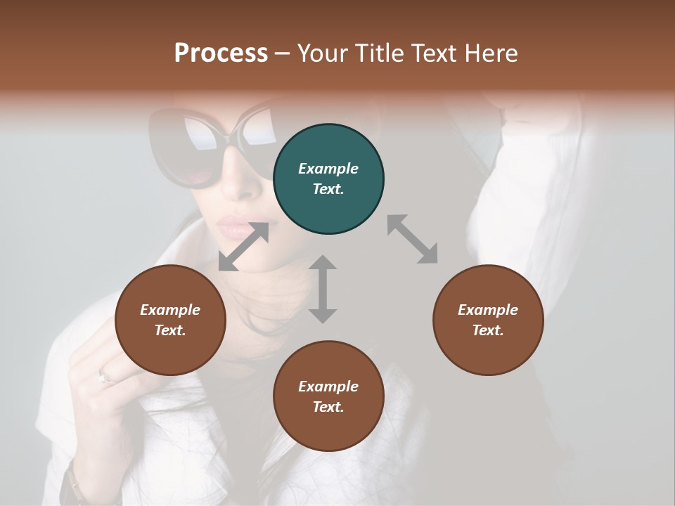Protect Isolated Sun PowerPoint Template