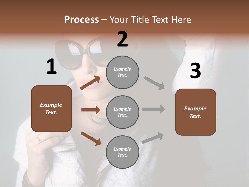 Protect Isolated Sun PowerPoint Template