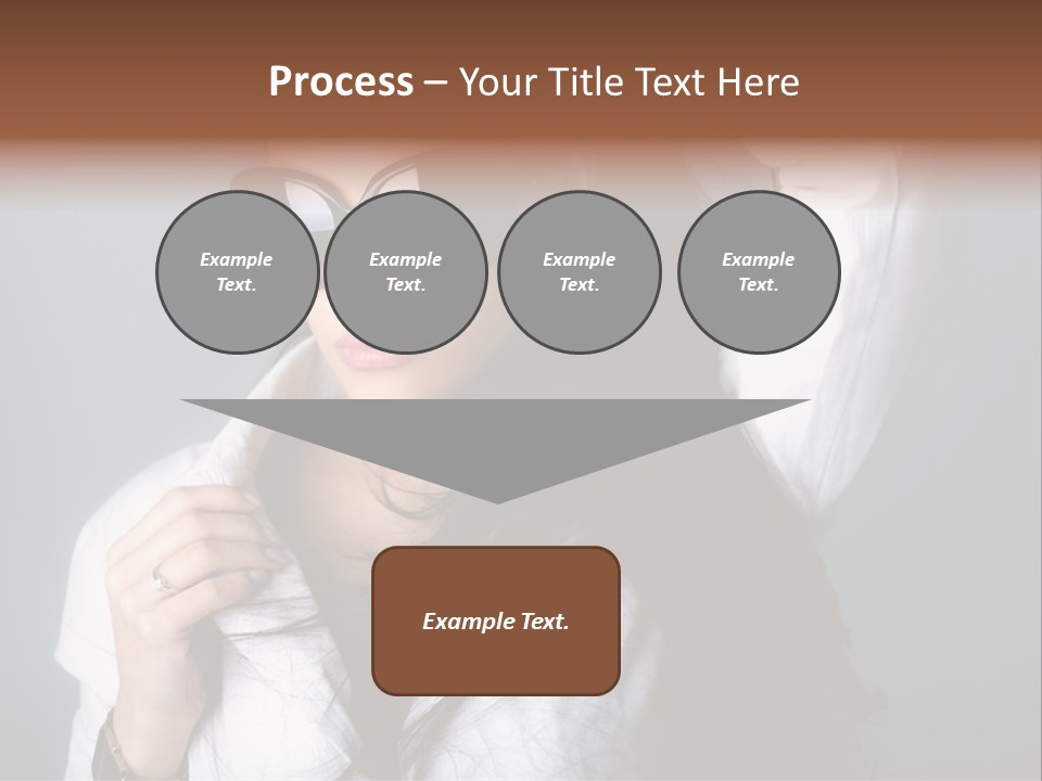 Protect Isolated Sun PowerPoint Template