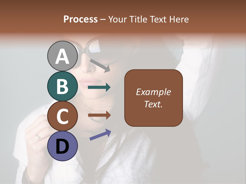 Protect Isolated Sun PowerPoint Template