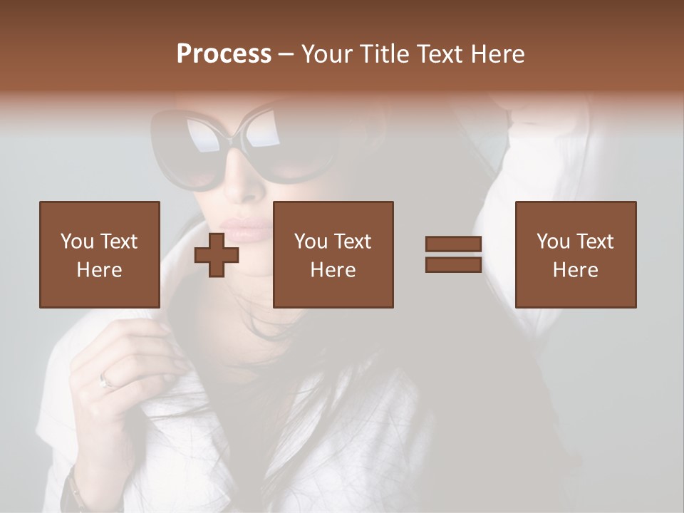 Protect Isolated Sun PowerPoint Template