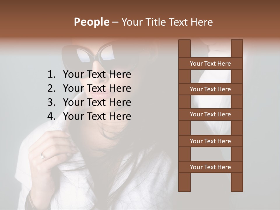 Protect Isolated Sun PowerPoint Template