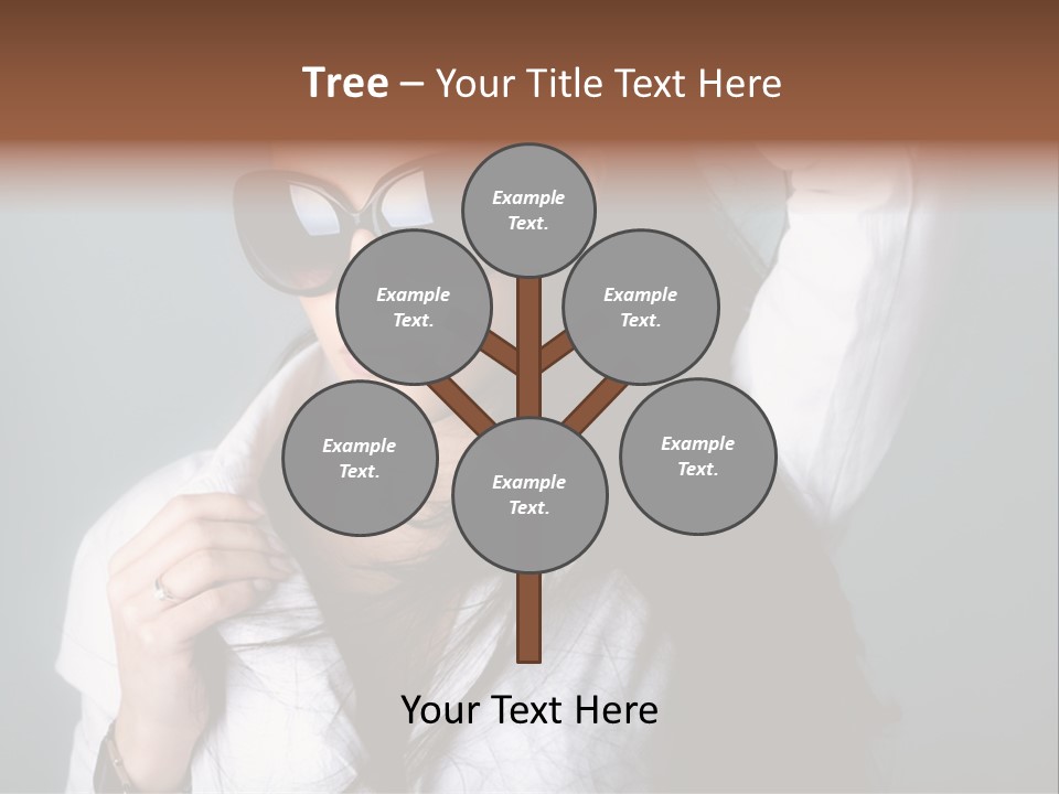 Protect Isolated Sun PowerPoint Template