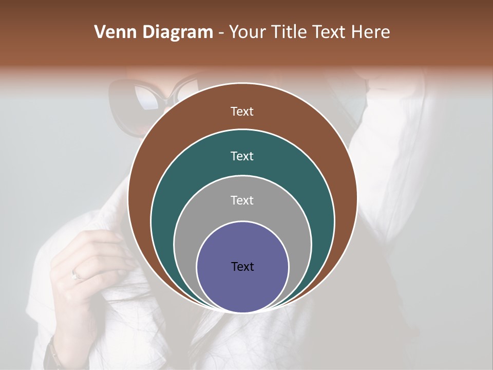 Protect Isolated Sun PowerPoint Template