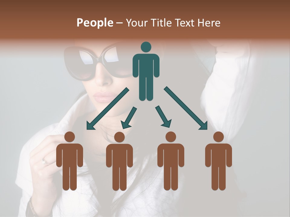 Protect Isolated Sun PowerPoint Template