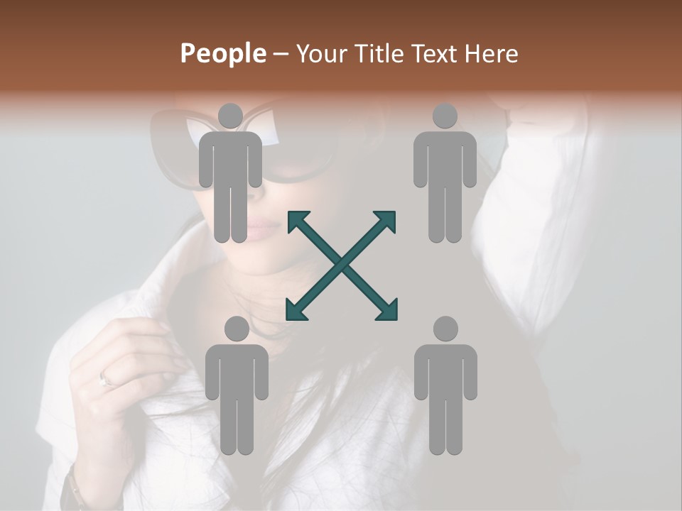 Protect Isolated Sun PowerPoint Template