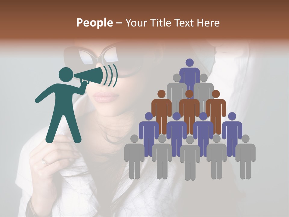 Protect Isolated Sun PowerPoint Template