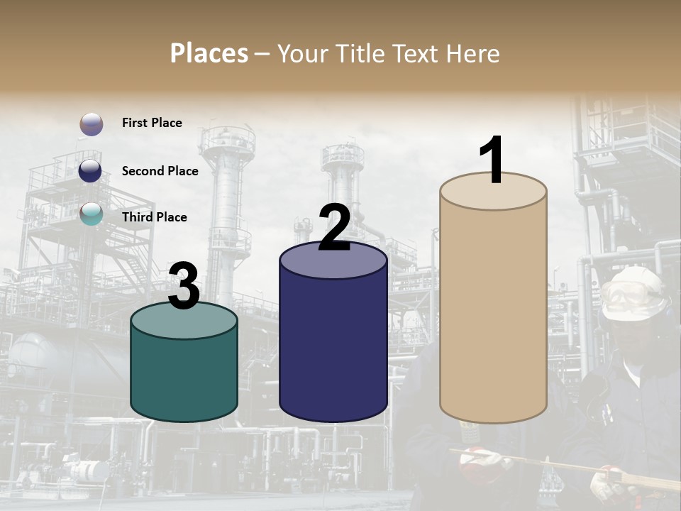 Plant Energy Industrialplant PowerPoint Template