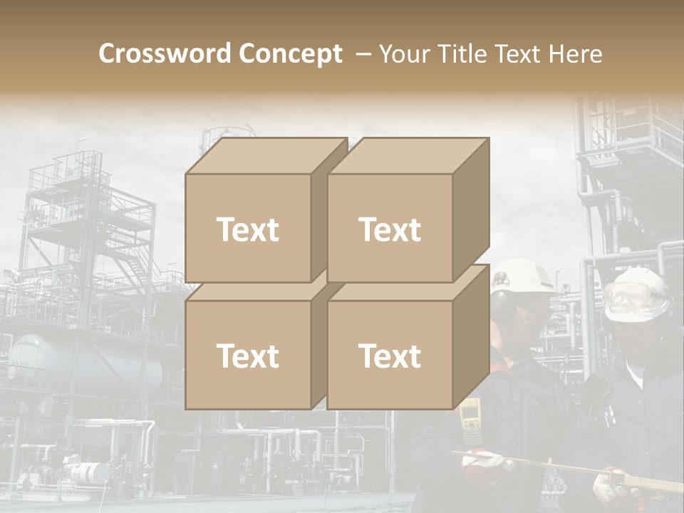 Plant Energy Industrialplant PowerPoint Template