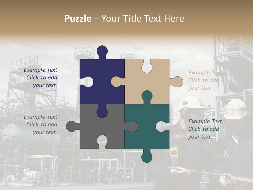 Plant Energy Industrialplant PowerPoint Template