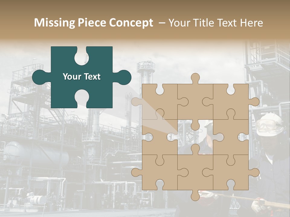 Plant Energy Industrialplant PowerPoint Template