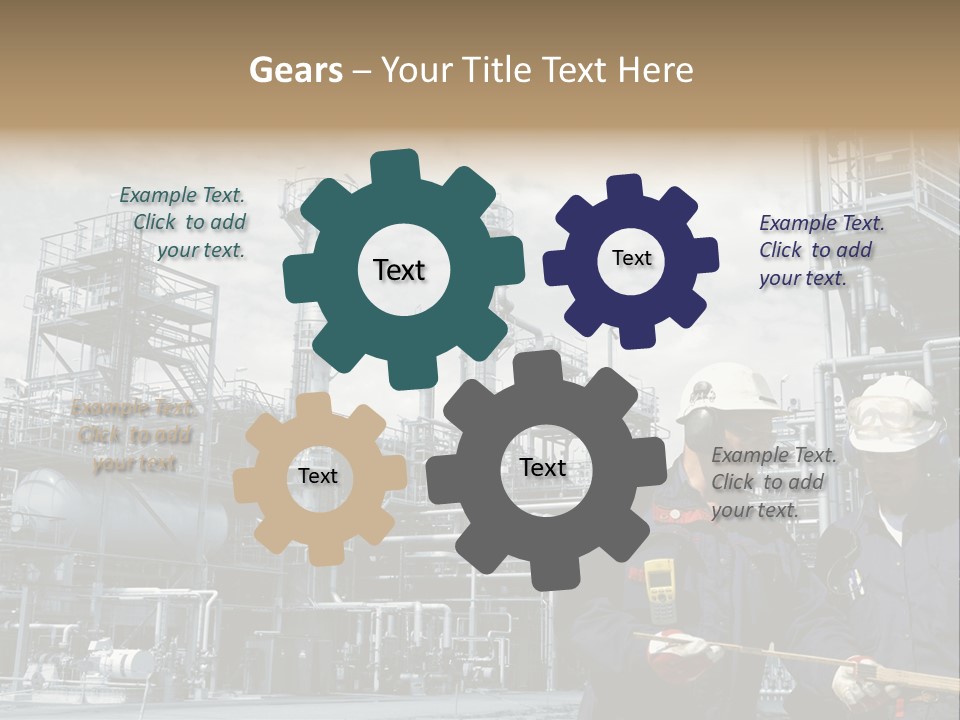 Plant Energy Industrialplant PowerPoint Template