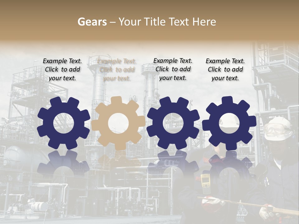 Plant Energy Industrialplant PowerPoint Template